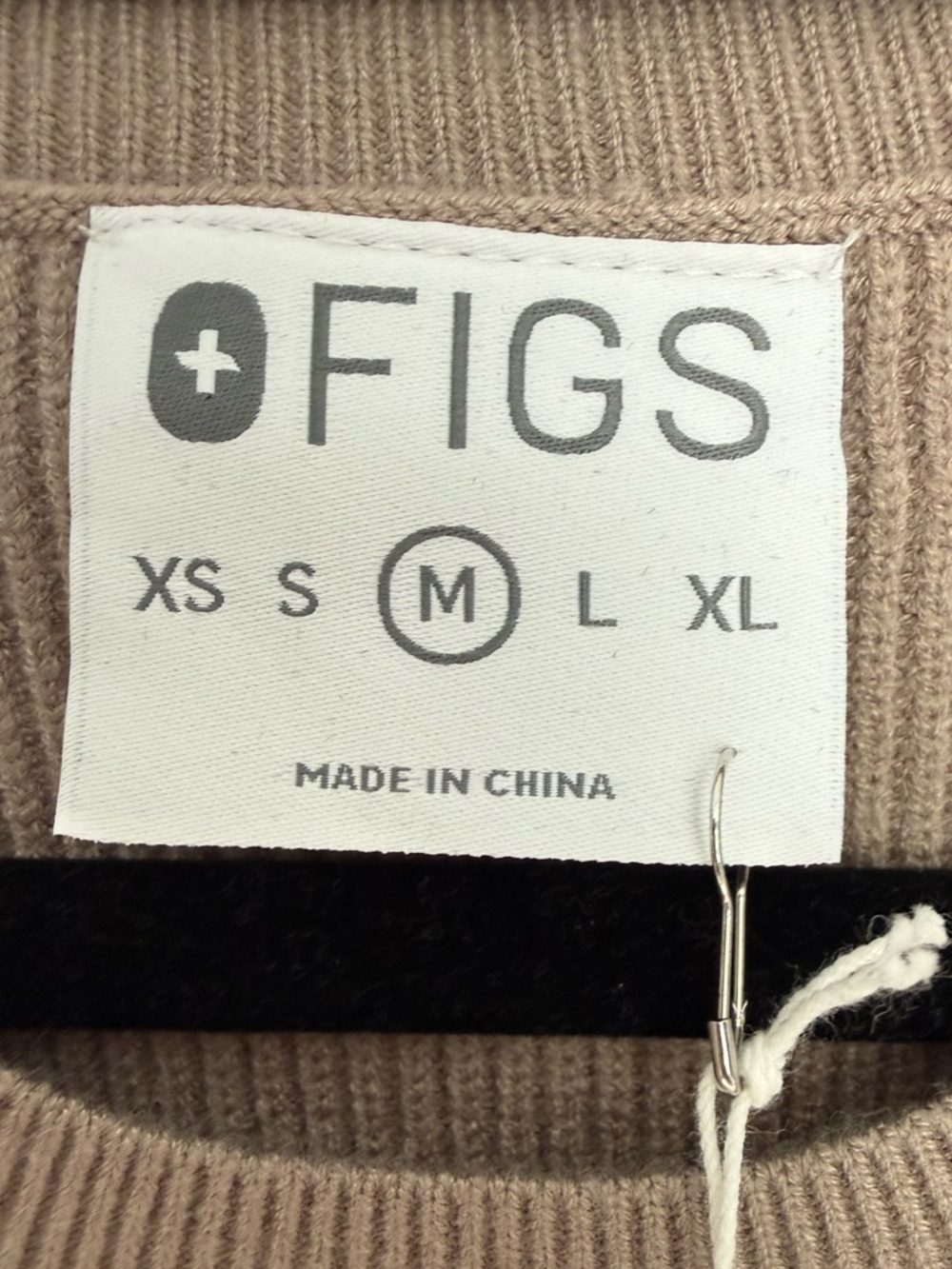 FIGS Scrubs Women's Loungewear Ribbed Knit Pocket Sweater NWT - Picture 3 of 6